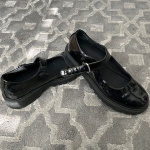 H&M Divided Black Platform Mary Janes